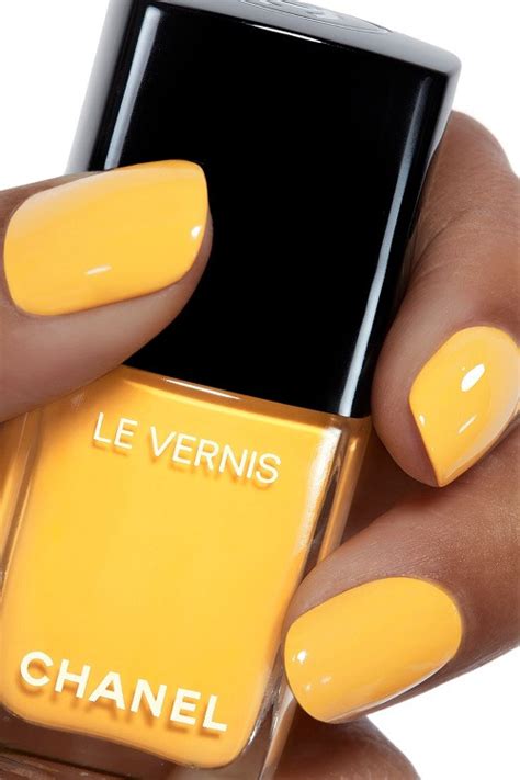 chanel yellow 592|Chanel nail polish 592 giallo napoli, yellow nails .